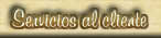 Servicios al cliente